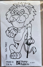 Stamp Addicts Unmounted Rubber Stamp : Lion