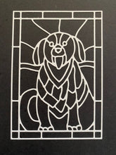 Pre-Loved :  Tutti Designs - Dog Stained Glass