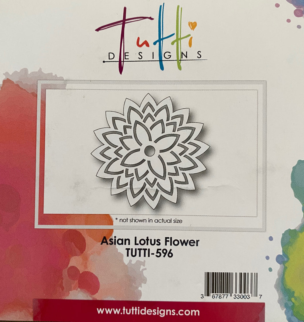Pre-Loved :  Tutti Designs - Asian Lotus Flower