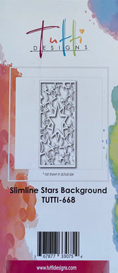 Pre-Loved :  Tutti Designs - Slimline Stars Background
