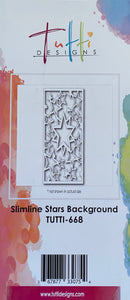 Pre-Loved :  Tutti Designs - Slimline Stars Background