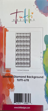 Pre-Loved :  Tutti Designs - Slimline Diamond Background