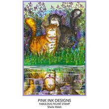 Pink Ink Designs A5 Clear Stamp Set - Fauna Series : Fabulous Feline