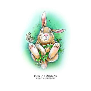 Pink Ink Designs A5 Clear Stamp Set - Hunny Bunny