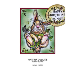 Pink Ink Designs A5 Clear Stamp Set - Hunny Bunny