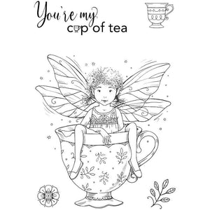 Pink Ink Designs A6 Clear Stamp Set - Storm in a Tea Cup
