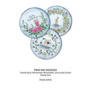 Pink Ink Designs A5 Clear Stamp Set - Frames Collection : Remember Remember