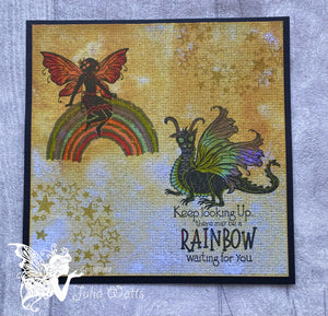 Fairy Hugs Stamps - Rainbow Arch