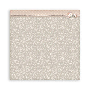 Stamperia 8 x 8 Paper Pad : You and Me Backgrounds