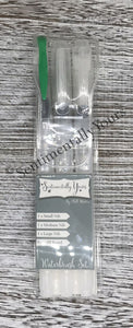 Sentimentally Yours Waterbrushes - Pack of 3 Flat Tip