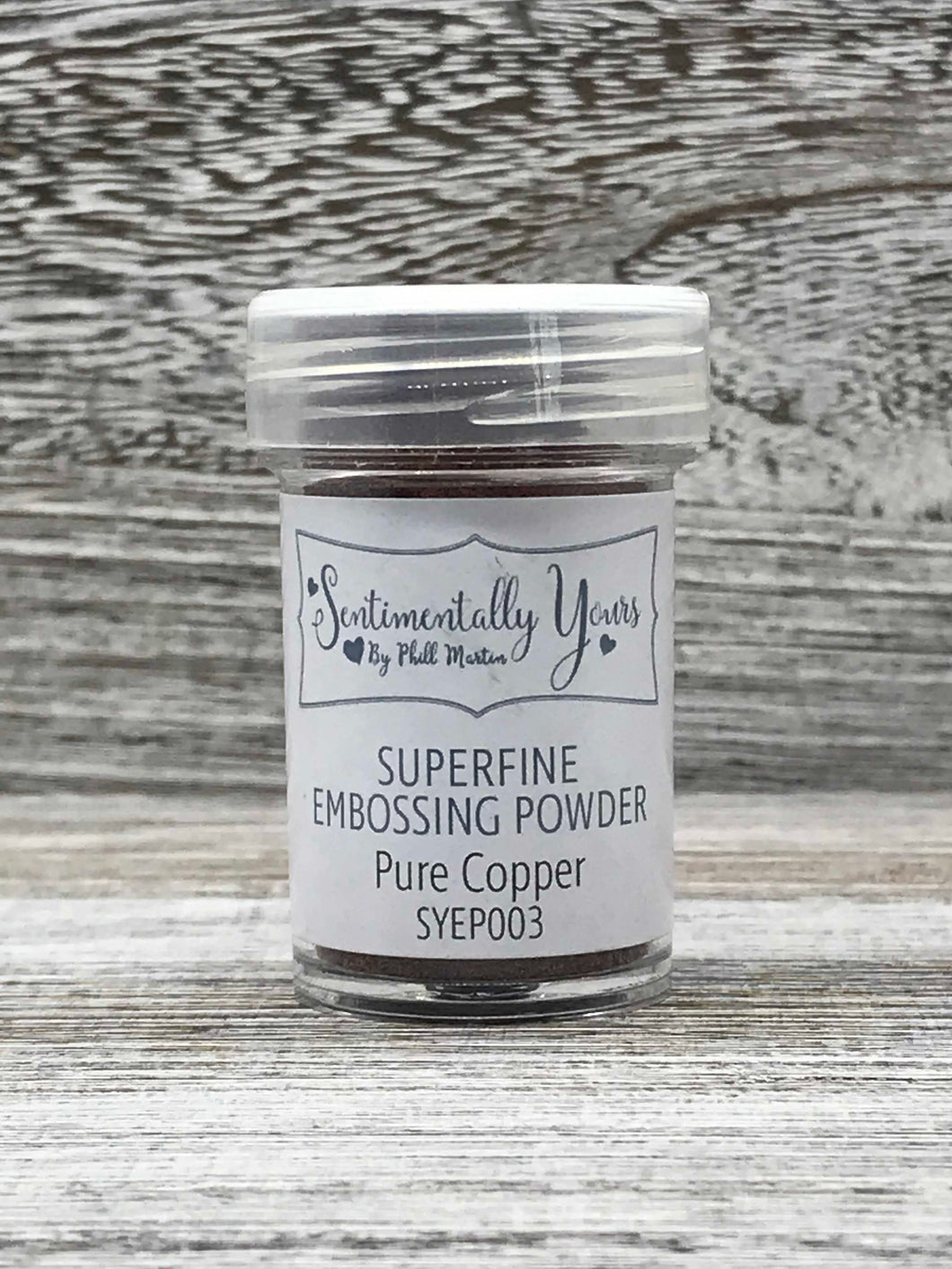 Sentimentally Yours Superfine Embossing Powder - Pure Copper