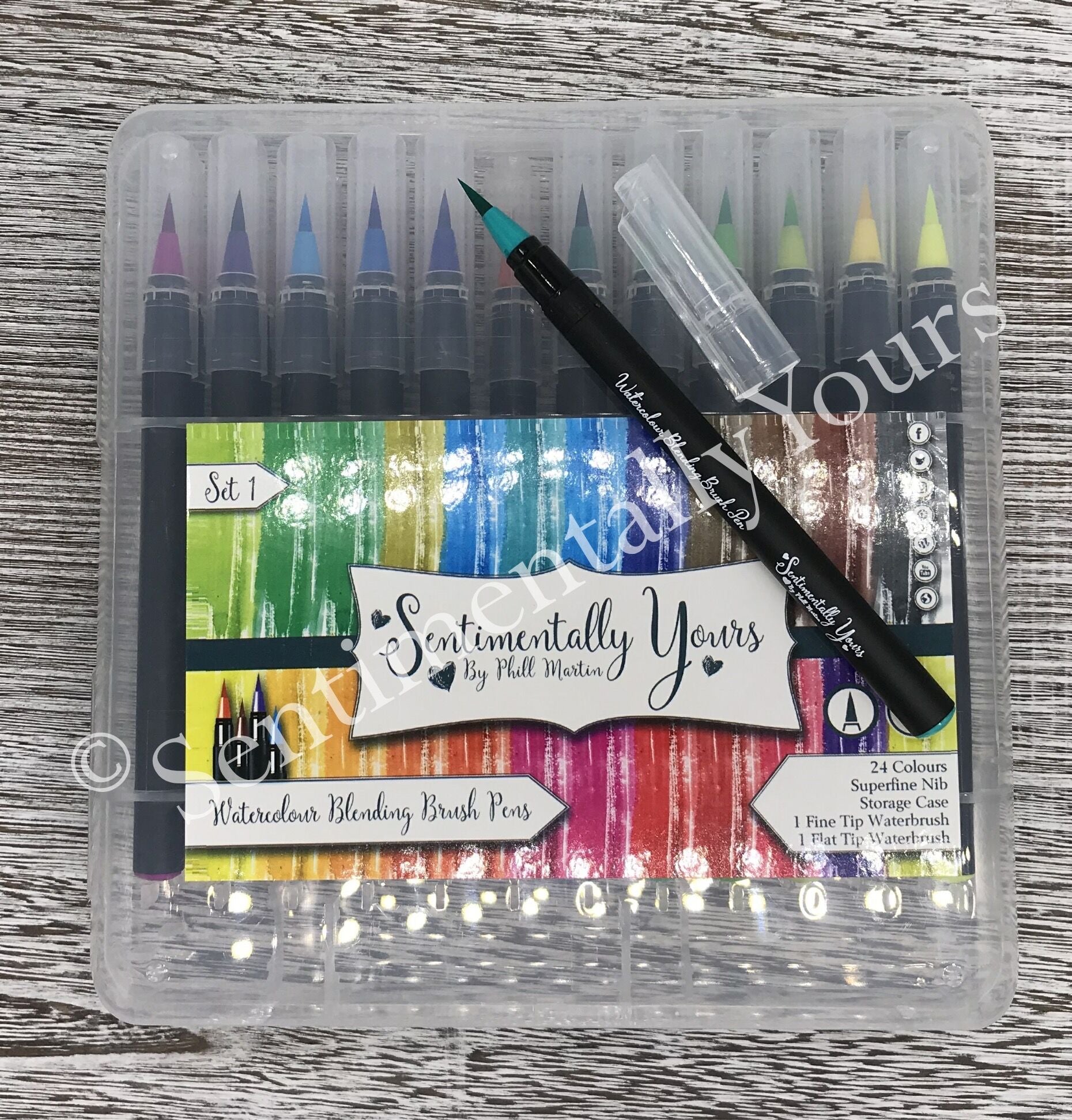 Sentimentally yours watercolour pens set 1 Clearance