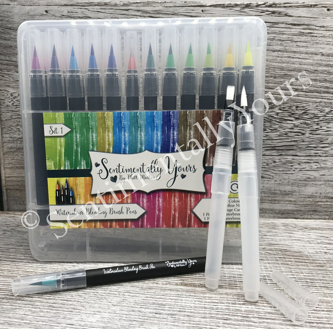 Sentimentally Yours Watercolour Blending Brush Pens - Set 3