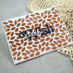 Creative Expressions DL Stencil - Scattered Leaves