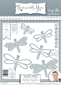 Phill Martin Sentimentally Yours Adornments Collection - Shabby Dragonflies Die Set
