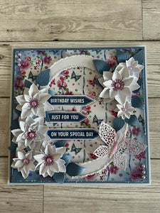 Phill Martin Sentimentally Yours Adornments Collection - Shabby Starflowers Die Set
