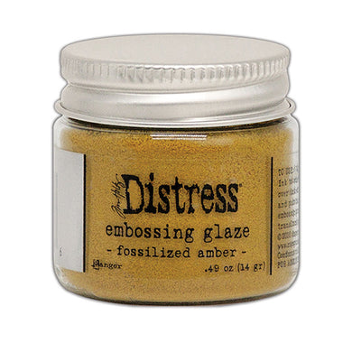 Distress Embossing Glaze - Fossilized Amber