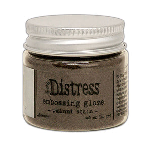 Distress Embossing Glaze - Walnut Stain