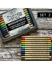 Distress Watercolour Pencils - Set 2