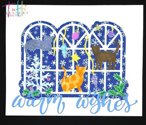 Tutti Designs - Dies - Holiday Cats Triptych