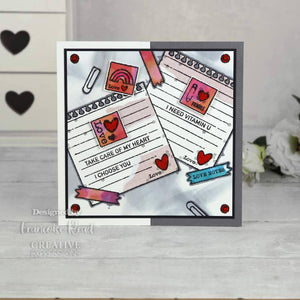 Woodware Clear Magic Single - Love Squares