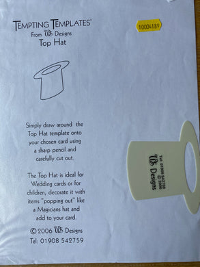 WS Designs Tempting Templates : Top Hat