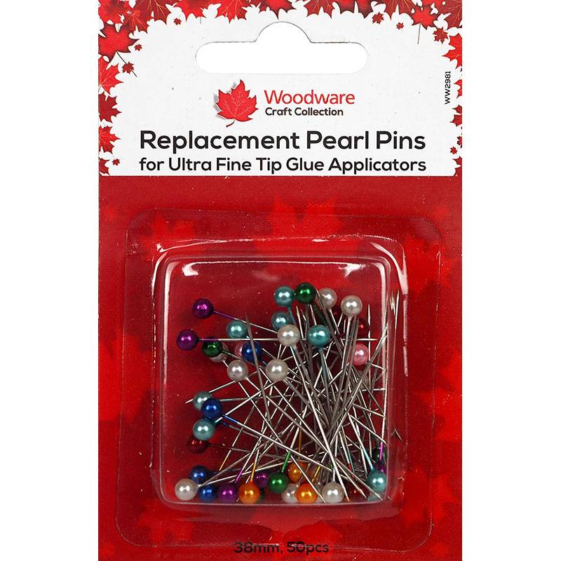 Woodware Stainless Steel Pins 38mm Pack of 50