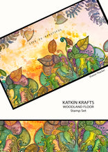 Katkin Krafts A5 Clear Stamp Set - Woodland Floor