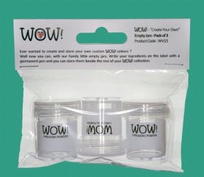 Wow! Empty Jars - Pack of 3
