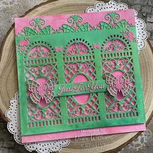 Creative Expressions Jamie Rodgers Wings of Wonder Collection - Rose Trellis Panel