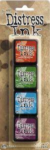 Mini Distress Ink Pads - Set 2